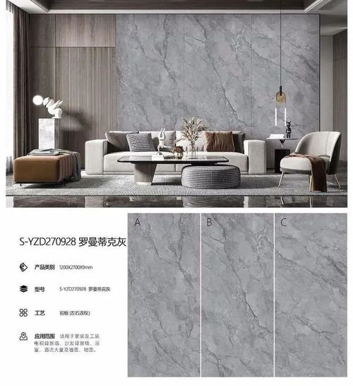 广东省金铂莱陶瓷公司萨米恩瓷砖推出新产品,打造岩板石代大视界